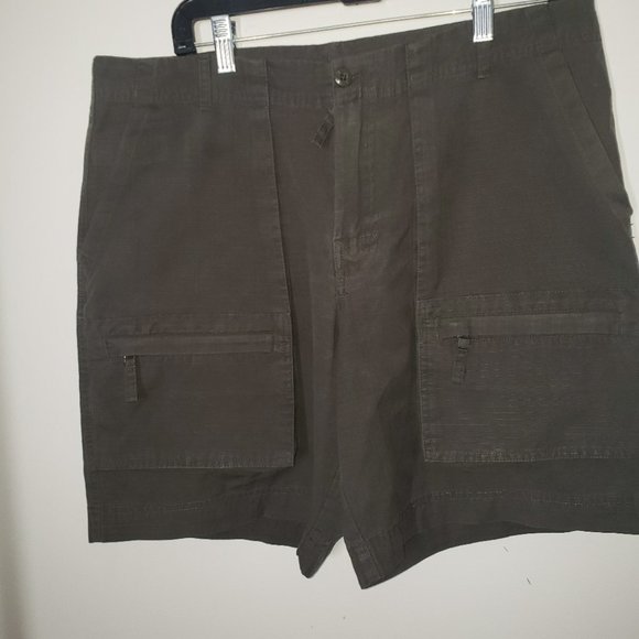 Togo Bermudas short army green utility sz 36 - Picture 1 of 7
